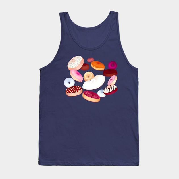 Donuts Tank Top by OilPanic